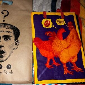 Rare Limited Edition Trader Joe’s Orange Chicken Resuable Shopping Bags